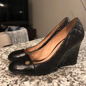 Tory Burch Claremont Quilted Wedge Pump